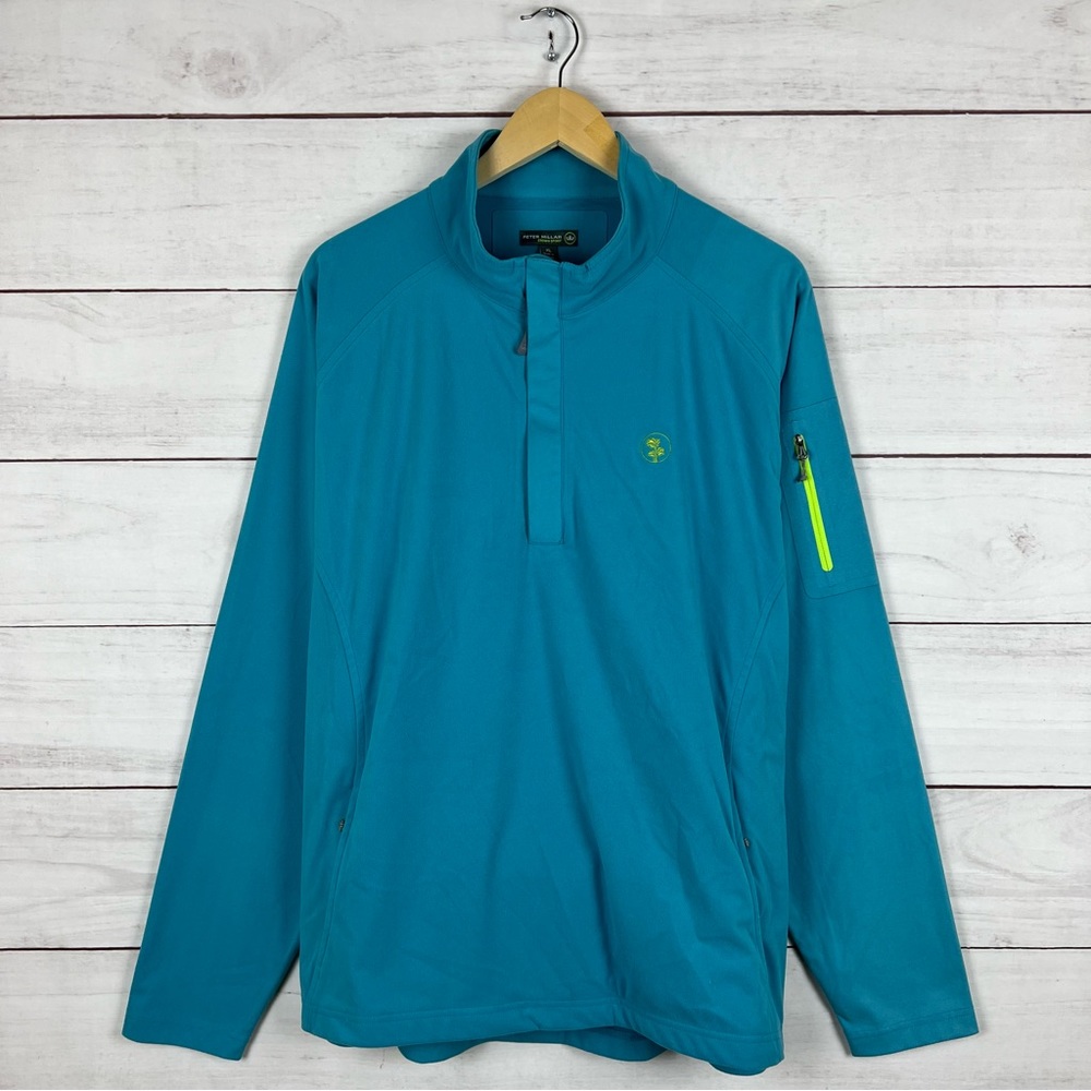 Peter Millar 1/4 Crown Sport Golf Pullover XL